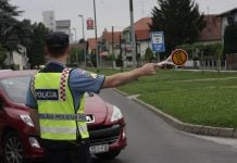 brzinu, policija, uhićen vozač, prekršaja