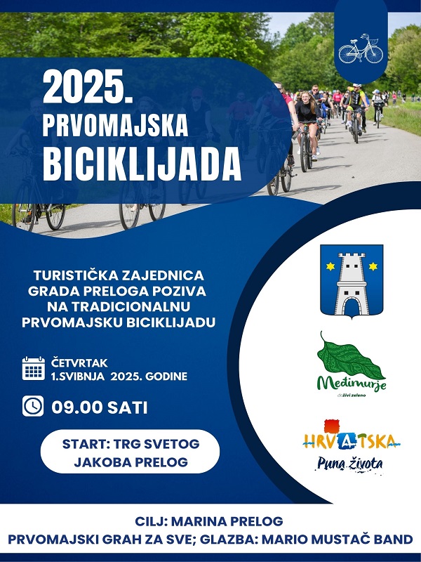 Prvomajska biciklijada plakat