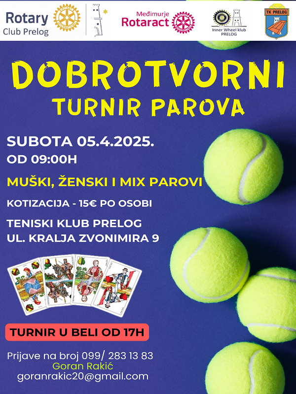 Dobrotvorni turnir parova