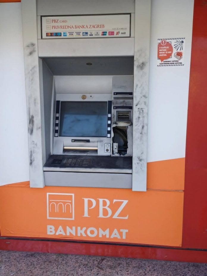 Provala na bankomatu u Vratišincu