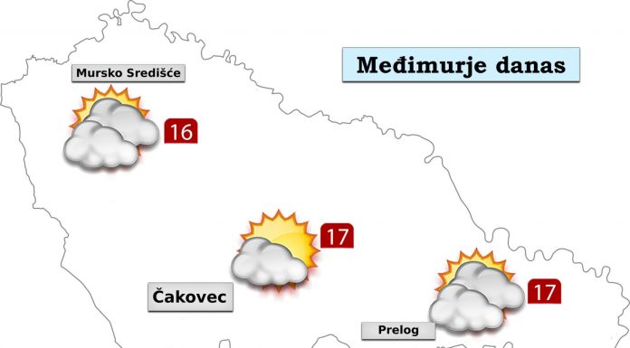 Petak donosi djelomično sunčano vrijeme, povremeno uz više oblaka i uglavnom suho. Vjetar slab do umjeren sjeverni...