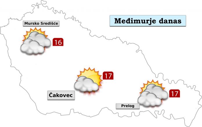 Petak donosi djelomično sunčano vrijeme, povremeno uz više oblaka i uglavnom suho. Vjetar slab do umjeren sjeverni...