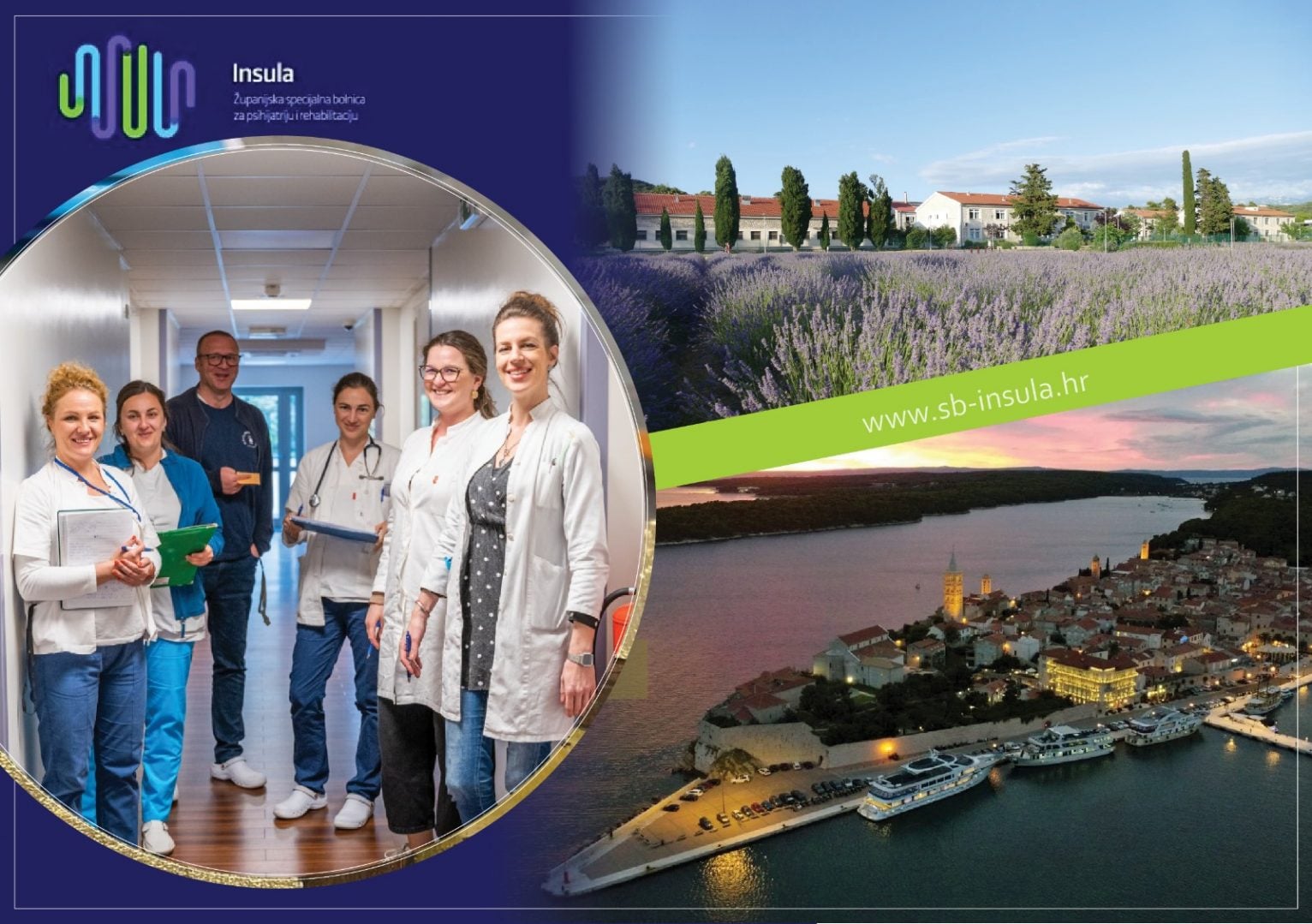 Život na otoku Rabu i rad u specijalnoj bolnici Insula