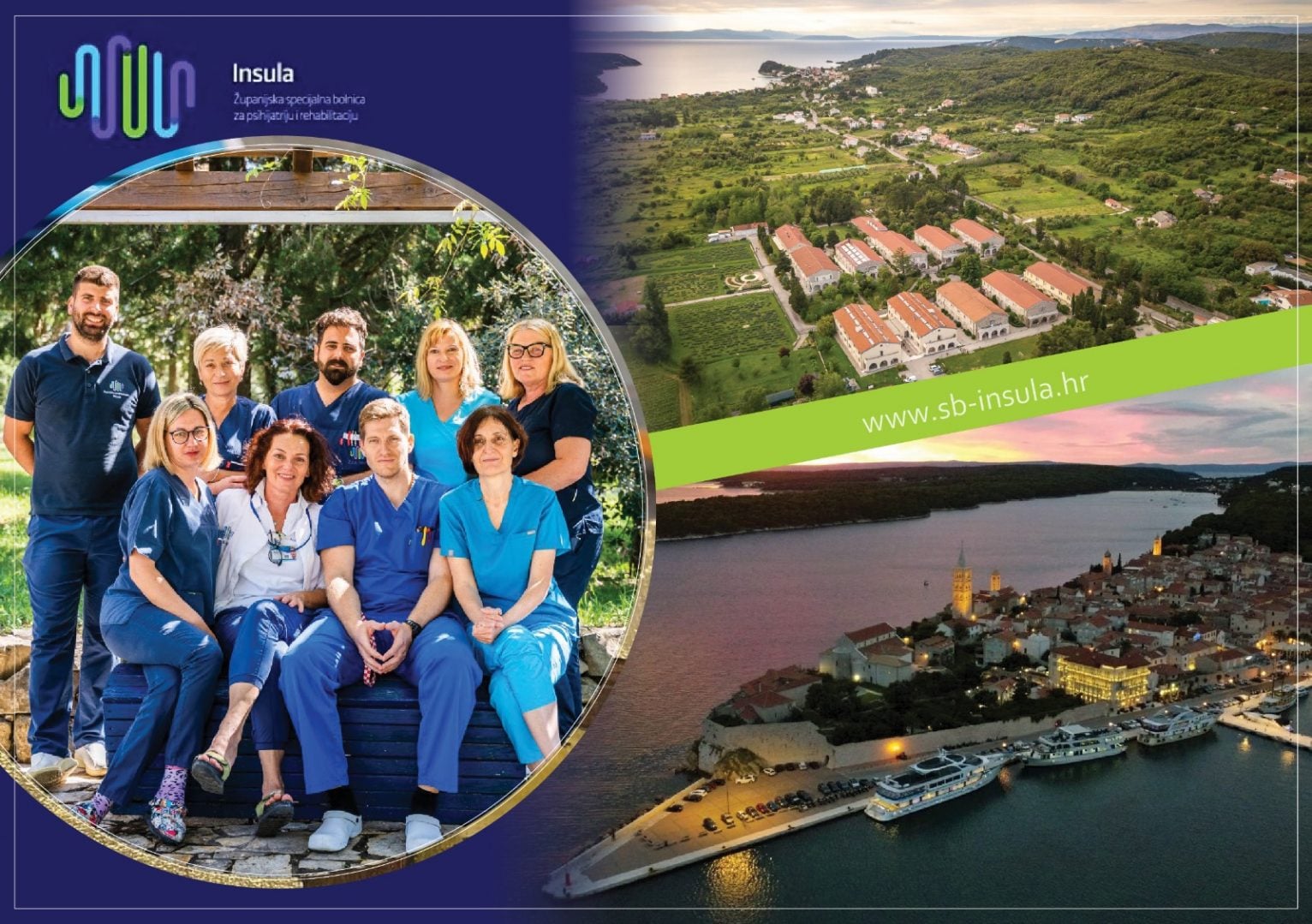 Život na otoku Rabu i rad u specijalnoj bolnici Insula