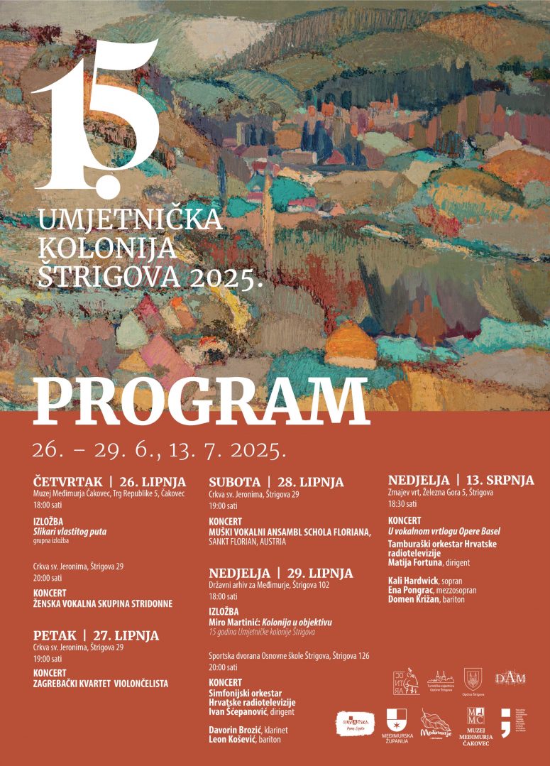 15. Umjetnička kolonija Štrigova 2025.