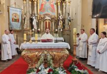 Povodom Dana Grada u župnoj crkvi Marije Kraljice i sv. Ladislava održana sveta misa Crkva Marije Kraljice i svetog Ladislava Mursko Središće - misa (1)