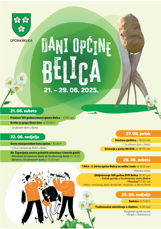 Plakat za dane opcine Belica
