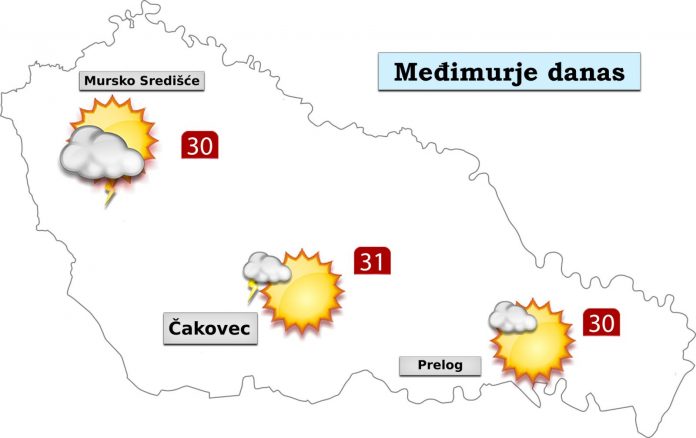 vremenska prognoza petak