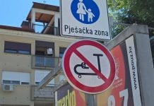 Zaprešić prvi u Hrvatskoj uvodi znak zabrane za romobile, razlog su ozlijeđena djeca
