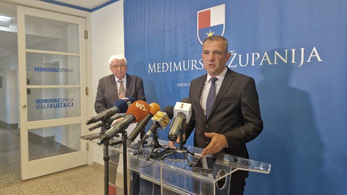 Matija Posavec, sjednica Međimurske županije