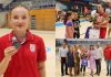 Rahela Varga s medaljom i malim Zrinskicama te obitelji, načelnikom Pribislavca i županom
