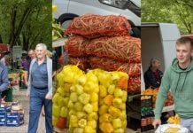 Atmosfera sa sajma, kupci nose proizvode