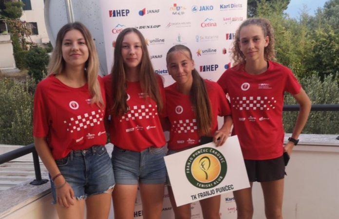 Rea Godinić, Tamara Balent, Nela Malner i Lara Likić