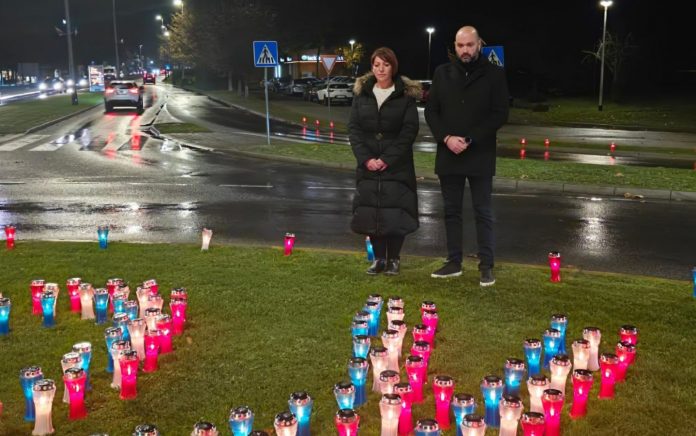Boška Ban i Ivica Baksa odali počast žrtvama Domovinskog rata, Vukovara i Škabrnje