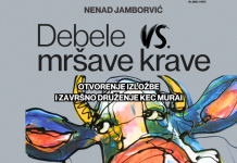 Mršave i debele krave: ritam vremena u bojama i oblicima izložba krava ciklusi
