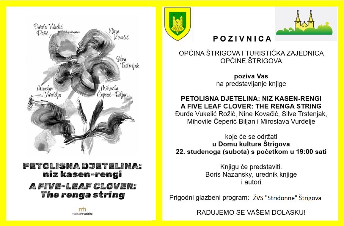 Predstavljanje knjige „Petolisna djetelina Niz kasen-rengi čija je suautorica Štrigovčanka Silva