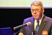Dražen Srpak drži govor na Večeri međimurskog identiteta