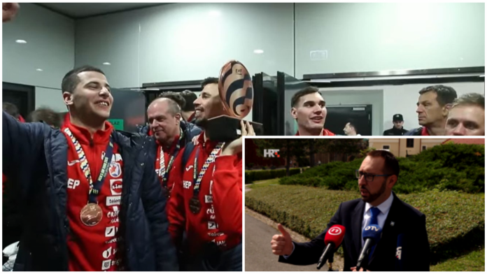 Doček rukometaša i Tomašević