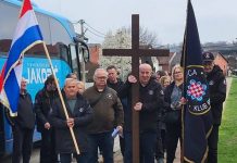 Klub HOS Belica organizirao domoljubni križni put od Čakovca do Podbresta Domoljubni križni put u čast poginulim braniteljima
