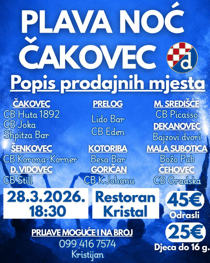 Plava noć Čakovec