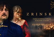 Međimurska županija daruje besplatne ulaznice za film „Zrinski“ u Čakovcu! Plakat za film Zrinski