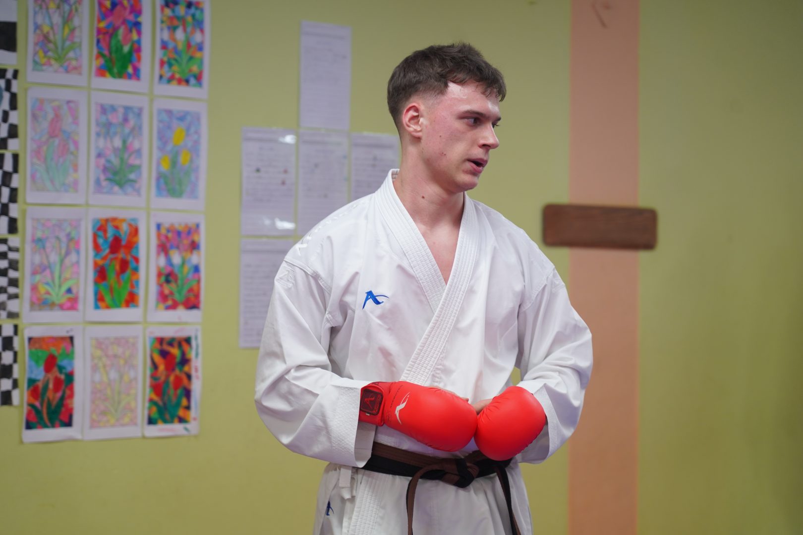 Leon Molnar tijekom treninga u Karate klubu Međimurje
