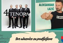 Tražila se i karta više: Karte za koncert 4 tenora i predstavu Aleksandra Lazića u Čakovcu su podijeljene Karte za koncert i predstavu su rasprodane i podijeljene