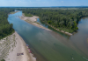 Drava-Mura, ušće