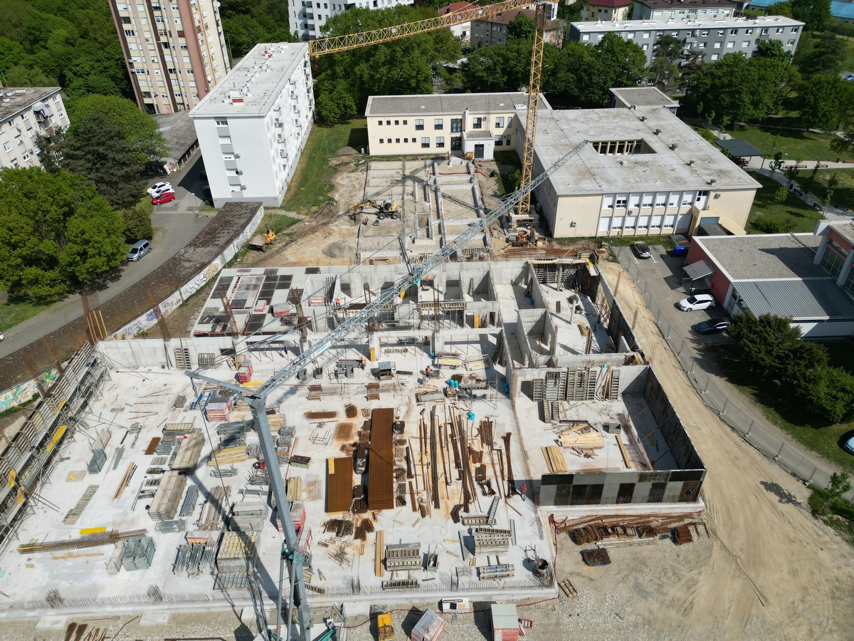 Radovi na Gimnaziji Josipa Slavenskog Čakovec