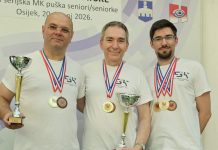ŠSK Čakovec osvojio ekipno zlato u Osijeku: Lovro Novak postao državni prvak u streljaštvu Dio ekipe iz SŠK Čakovec na Prvenstvu u Osijeku