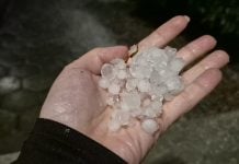 Snažno nevrijeme i tuča pogodili gornje Međimurje Tuča Železna Gora