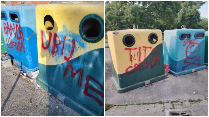 Uništeni kontejneri