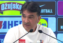 Zlatko Dalić na pressici