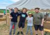 FarmFest – Četiri dana glazbe, umjetnosti i duhovnosti na livadi u Polevama Volonteri i sudionici festivala: Patrik Jambrović iz Štrigove, Toni Babić iz Čakovca - jug, Ezra Horvat iz Pušćina i Sven Rešetar iz Novog Sela na Dravi